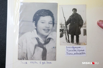 Галина Герман в детском доме (слева, 1939 год), ее брат во время службы в армии (справа, январь 1942 года) | Источник: Артем Устюжанин / MSK1.RU