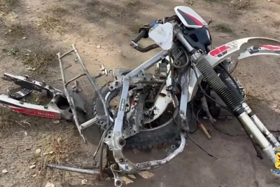 В Забайкалье украли мотоцикл Honda и разобрали