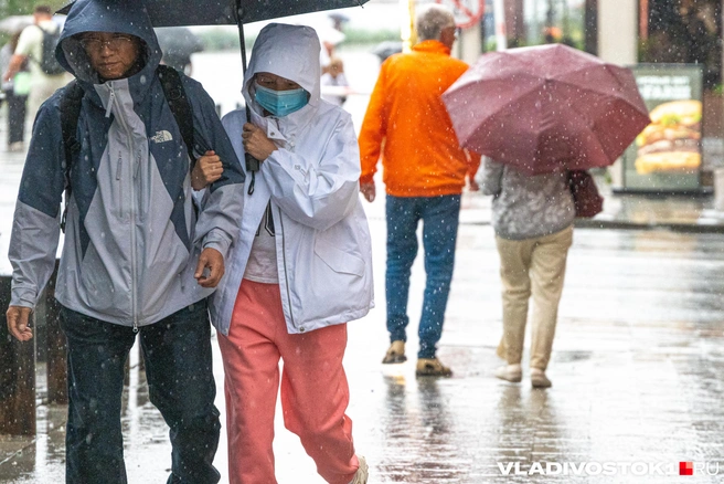 Мокро и холодно | Источник: Елена Буйвол / VLADIVOSTOK1.RU