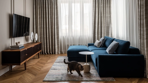 Современная квартира 80 м² в Москве