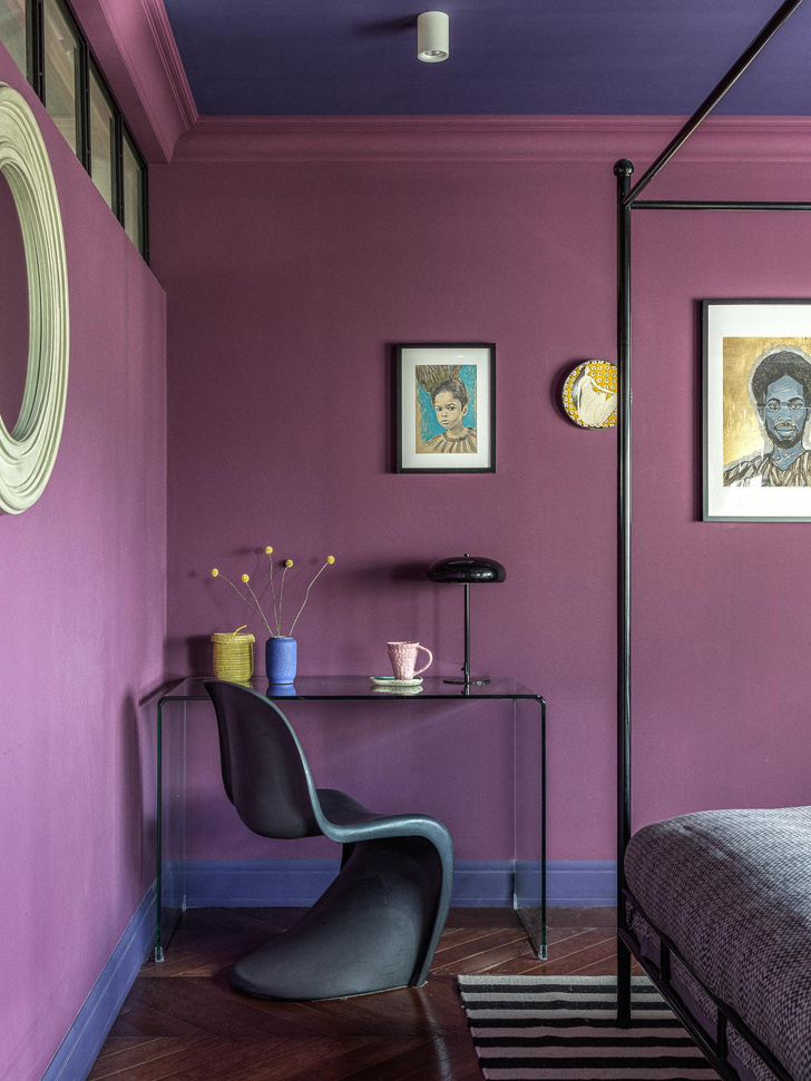 Фиолетовый цвет в интерьере: 6 стильных идей