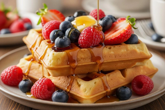 Вафли на десерт — не откажется никто | Источник: Юрий Скулыбердин / Городские медиа