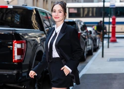 Алба Баптишта в Нью-Йорке.