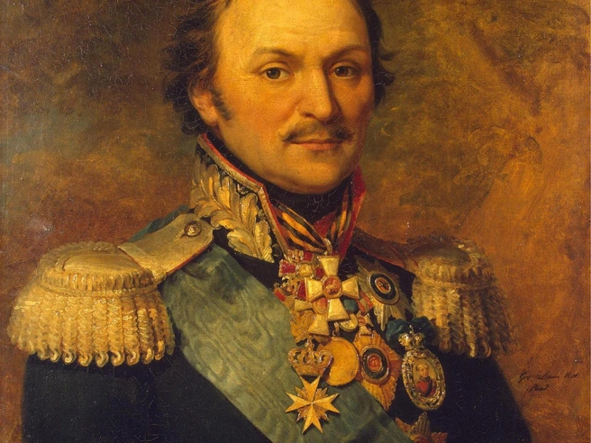 Джордж Доу. Посмертный портрет Матвея Платова. Около 1825 года. | Источник: Wikimedia Commons