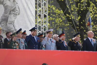 Глава СК по Северной Осетии на Параде Победы