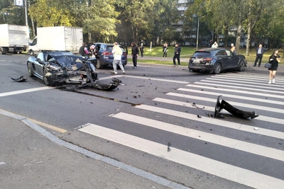 Массовое ДТП на западе Москвы: три пострадавших
