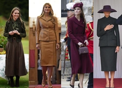 Две королевы: все образы Кейт Миддлтон и Мелании Трамп во время визита в Великобританию