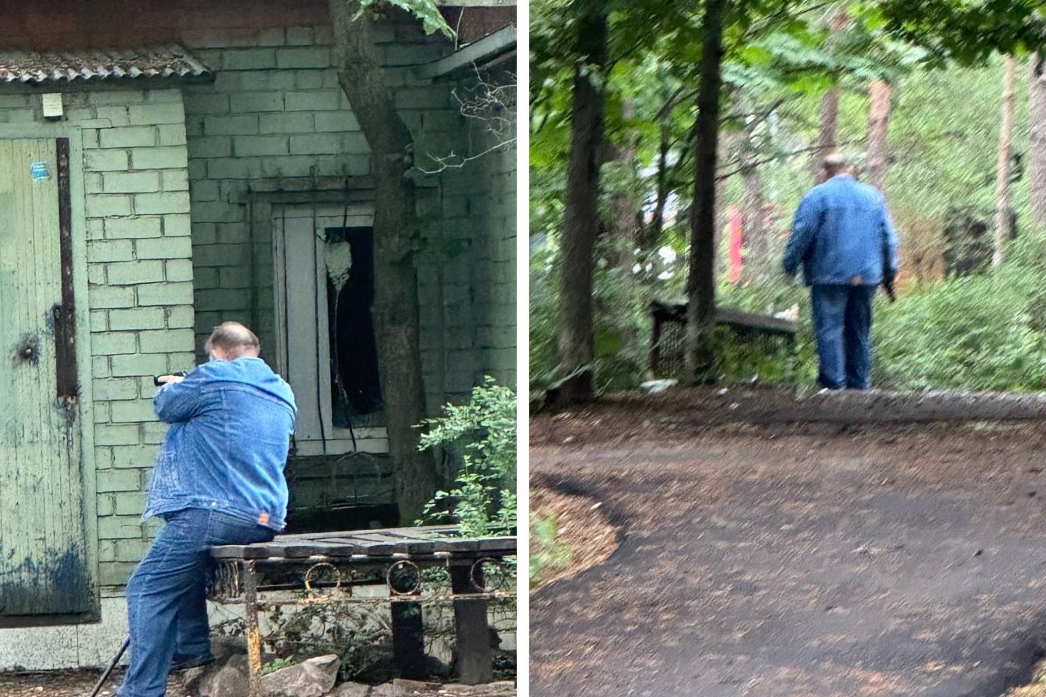 В воронежском парке «Танаис» мужчина стрелял из пистолета