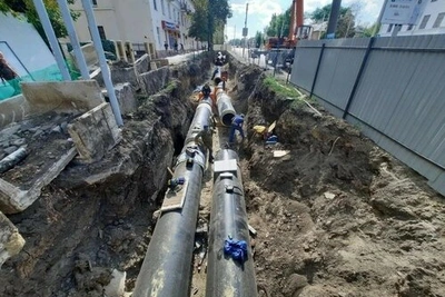 Модернизация теплосети на Моршанском шоссе в Тамбове