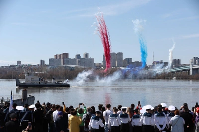 Открытие сезона речной навигации на Михайловской набережной