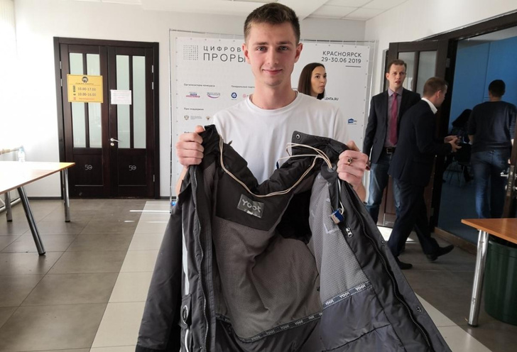 Российский студент изобрел куртку, которая поможет заблудившемуся человеку найтись