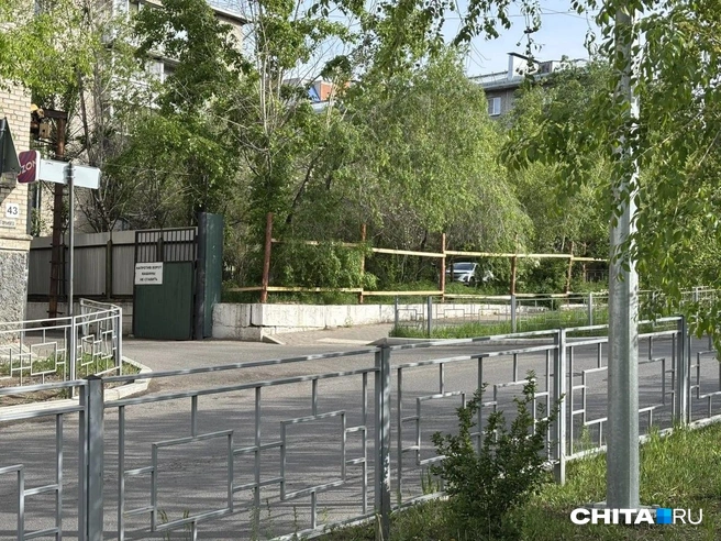 Участок уже огородили | Источник: очевидец