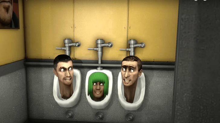 Кадр из сериала Skibidi Toilet