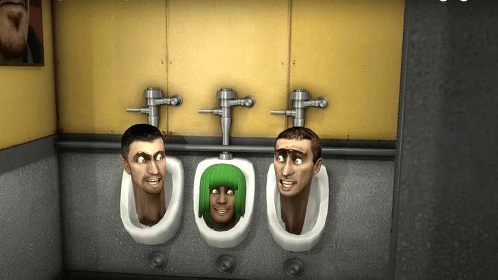 Кадр из сериала Skibidi Toilet