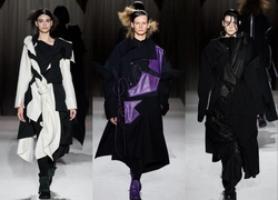 Yohji Yamamoto, осень 2025: пальто-головоломки и сеанс групповой медитации