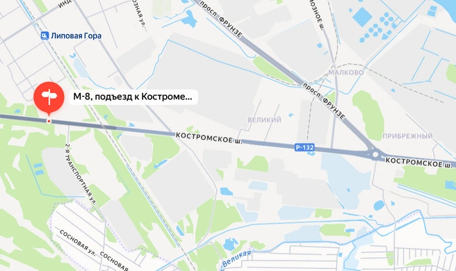 Он появится в районе 2-й Транспортной улицы | Источник: Яндекс. Карты