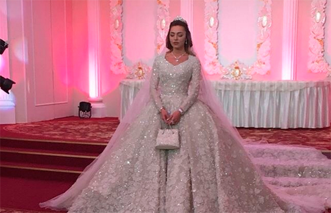 Фото №1 - Elie Saab создал свадебный наряд за 27 млн руб. для невесты сына Гуцериева
