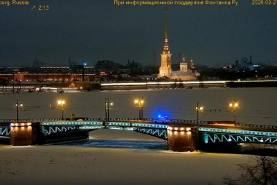 Температура в Петербурге перешла через ноль