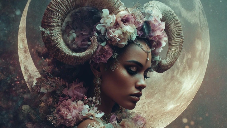 новолуние 21 октября 2025 | Источник: Midjourney