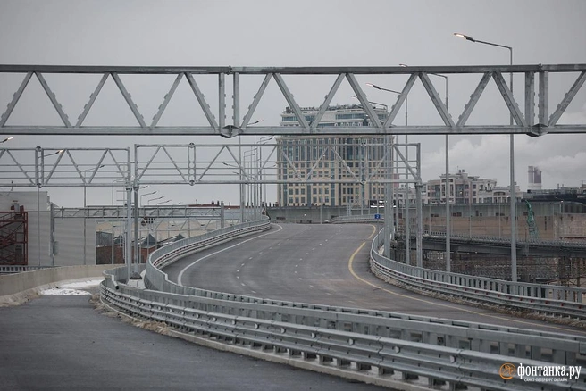 Солидарность для двух районов. В Петербурге построят еще одну большую развязку | Источник: Сергей Михайличенко / «Фонтанка.ру»