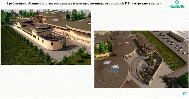 Так будет выглядеть вольер для амурских тигров | Источник: Трансляция Икмо / Vk.com