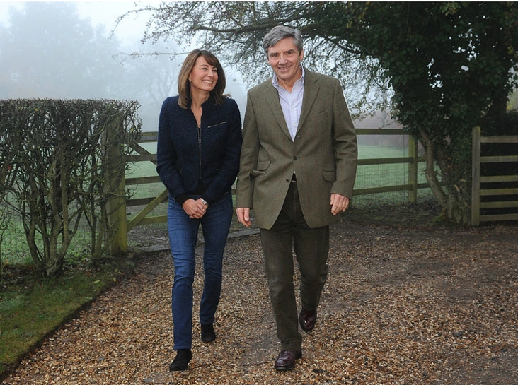 Родители Кейт Миддлтон в Беркшире, 2010 год