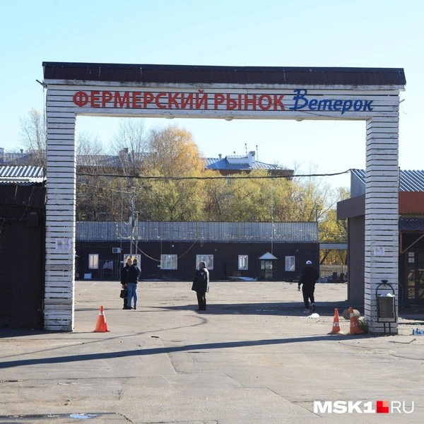 Одна из входных арок пока стоит на месте | Источник: Дмитрий Толстошеев / MSK1.RU