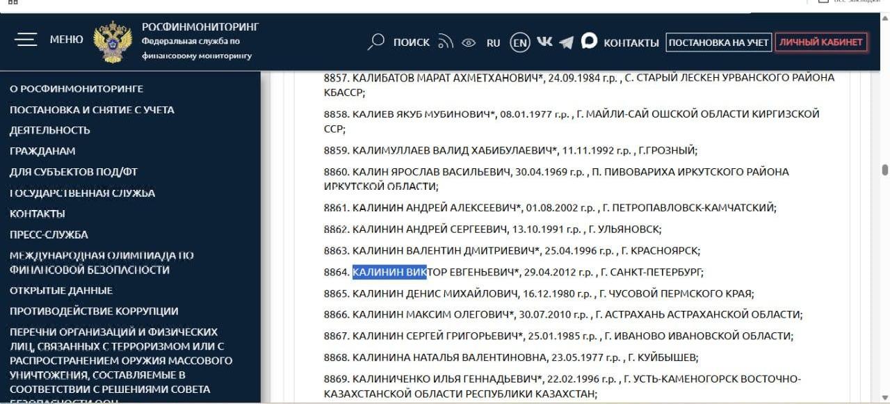 Подросток из Петербурга стал самым молодым фигурантом реестра террористов Росфинмониторинга