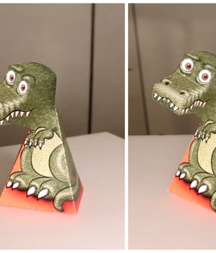 Как самому сделать 3D-иллюзию «дракон Гарднера» (видео)