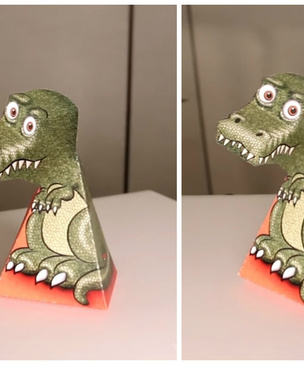 Как самому сделать 3D-иллюзию «дракон Гарднера» (видео)