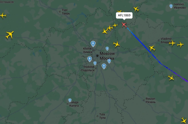 Источник: flightradar24.com