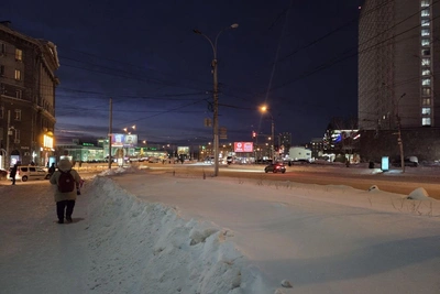 Троллейбус Синара на маршруте 23 в Новосибирске