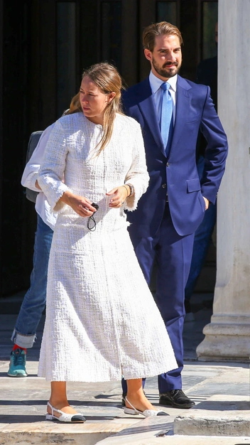 Принц Филиппос и Нина Флор в Афинах, 22 октября 2021