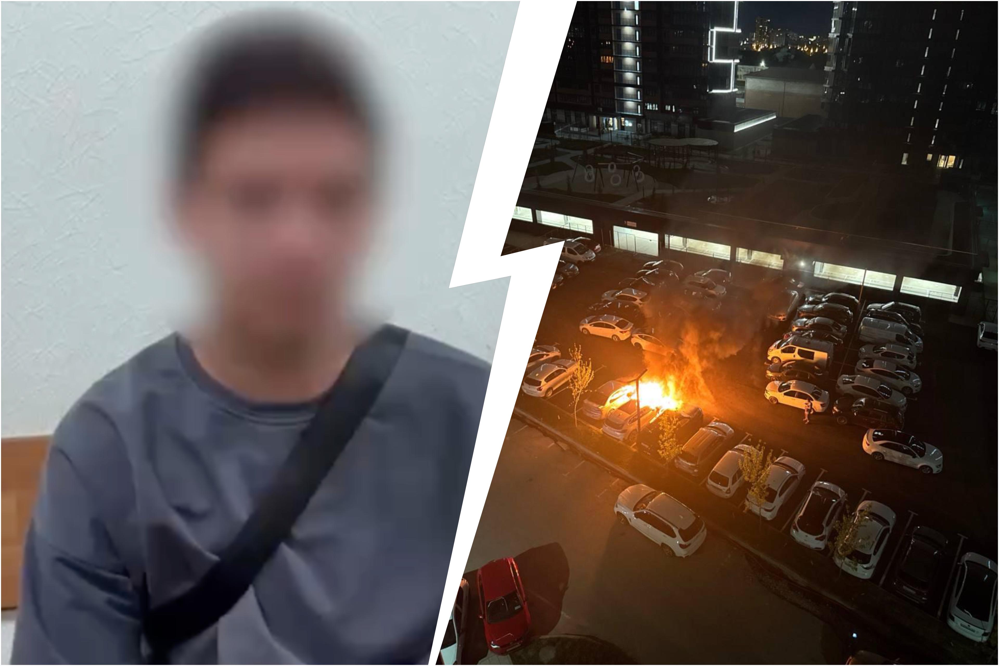 Мужчина поджег несколько машин во дворе ЖК в Краснодаре. Ему грозит до 5 лет колонии