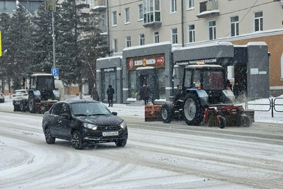 В Кургане из-за гололедицы объявлено предупреждение