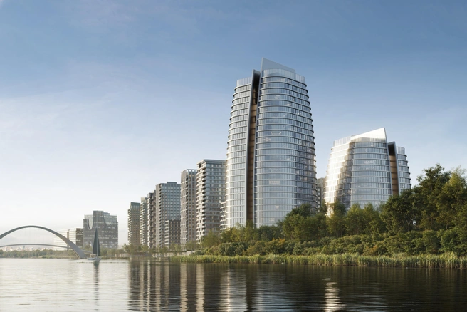 БЦ займет территорию на первой береговой линии | Источник: STONE