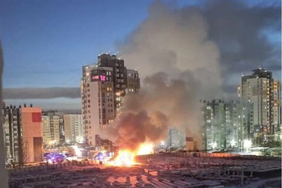 Пожар на Тополинке: дым и зарево встревожили челябинцев