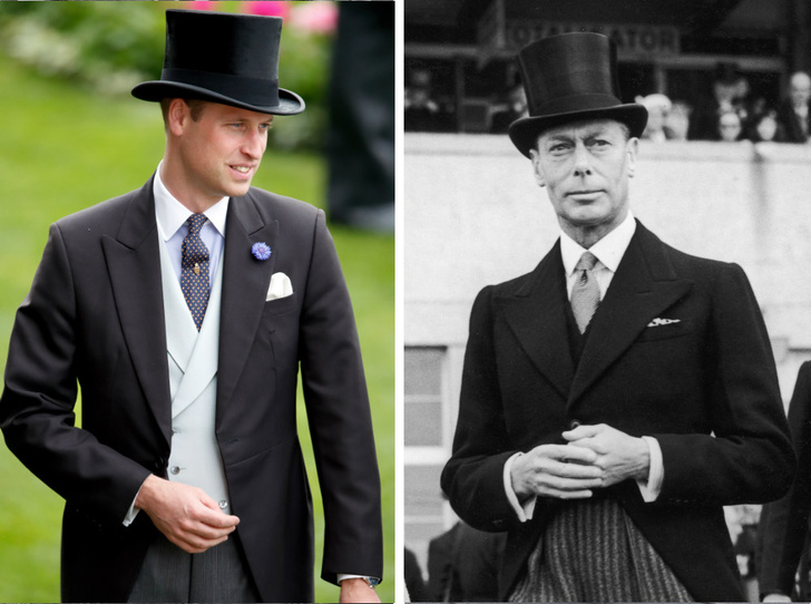 Связь поколений: неожиданное сходство принца Уильяма и короля Георга VI