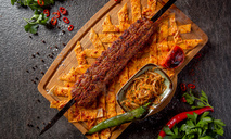 Кебаб на мангале и на сковороде