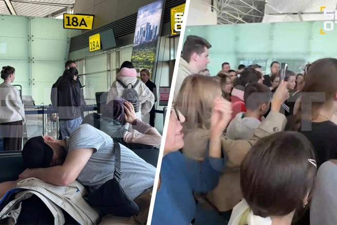 В январе этот же самолет совершил экстренную посадку во Внуково | Источник: Shot / Telegram