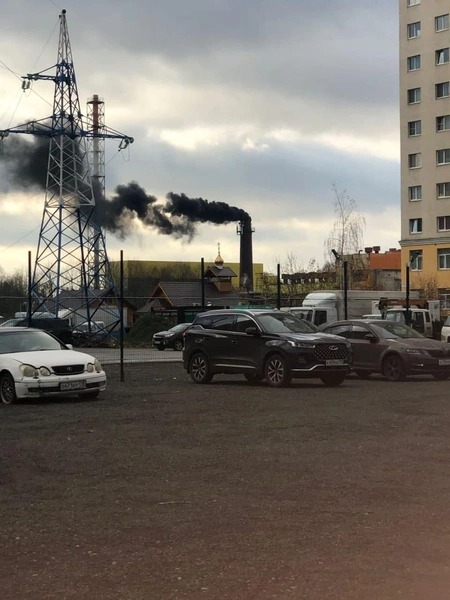 Вонь во спасение. В Шушарах потемнело и запахло сероводородом, но есть и плюсы | Источник: Читатель «Фонтанки» Евгений