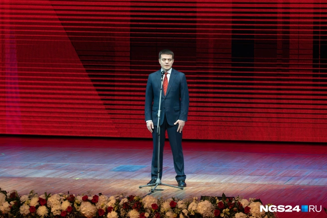 Сам Михаил Котюков на инаугурации осенью 2023-го | Источник: Артем Ленц / NGS24.RU