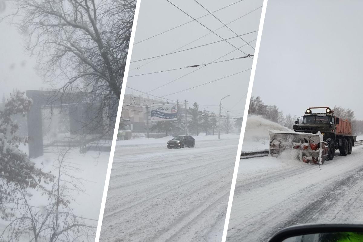 Метель в Уфе: собрали фотографии заснеженного города от наших читателей 2  января 2022 - 2 января 2023 - УФА1.ру