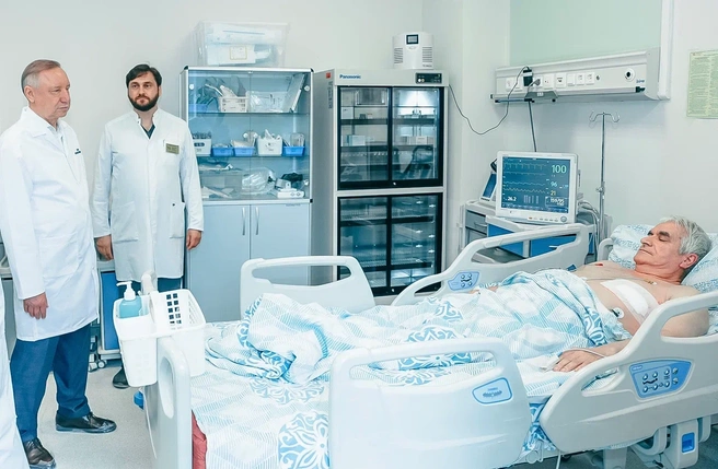 На базе Мариинской больницы до конца 2024 года будет создан центр трансплантации органов | Источник: Дмитрий Тимофеев, пресс-служба Правительства Санкт-Петербурга