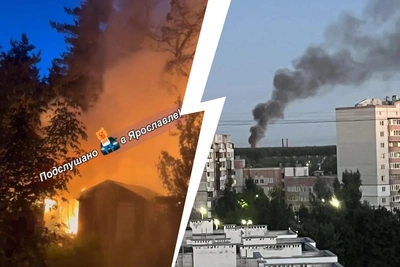 Над Ярославлем поднялся черный дым: подробности пожара