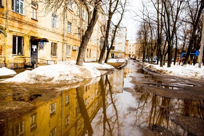 Первые дни марта в Воронеже: от тумана до мокрого снега