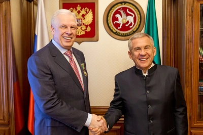 Зяббаров принял участие во встрече Минниханова и Данкверта