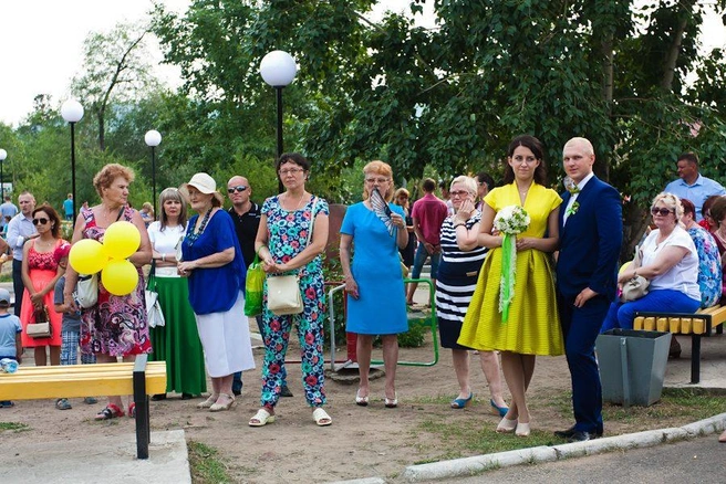 «Островок любви» открыли в парке ОДОРА | Источник: Ксения Зимина