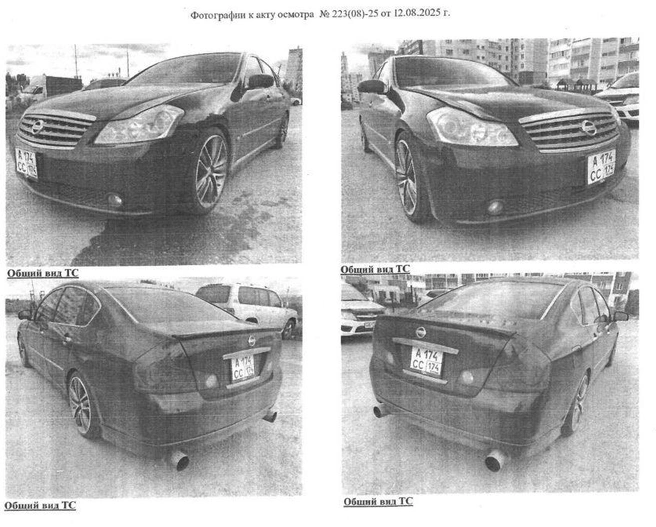 На фото, сделанных автоэкспертом по заказу владельца Nissan, автомобиль не выглядит «тотальным» | Источник: материалы дела