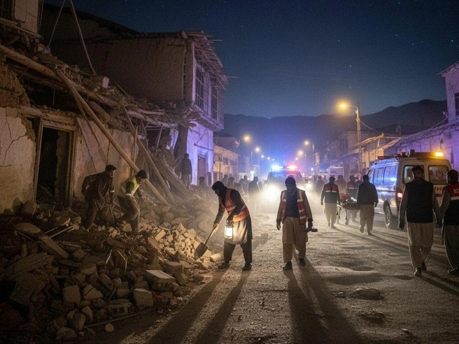 Людей достают из-под завалов | Источник: GeoKit | Geology & Earth Alerts / X